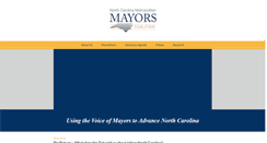 Desktop Screenshot of ncmetromayors.com